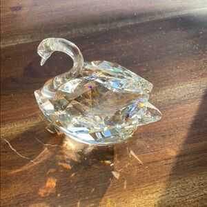 Swarovski Crystal Swan Figurine